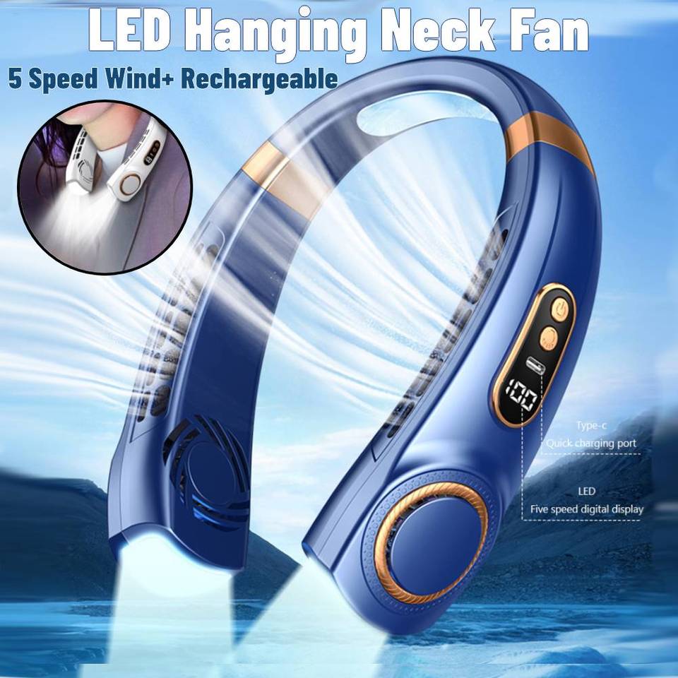 LED Hanging Neck Fan