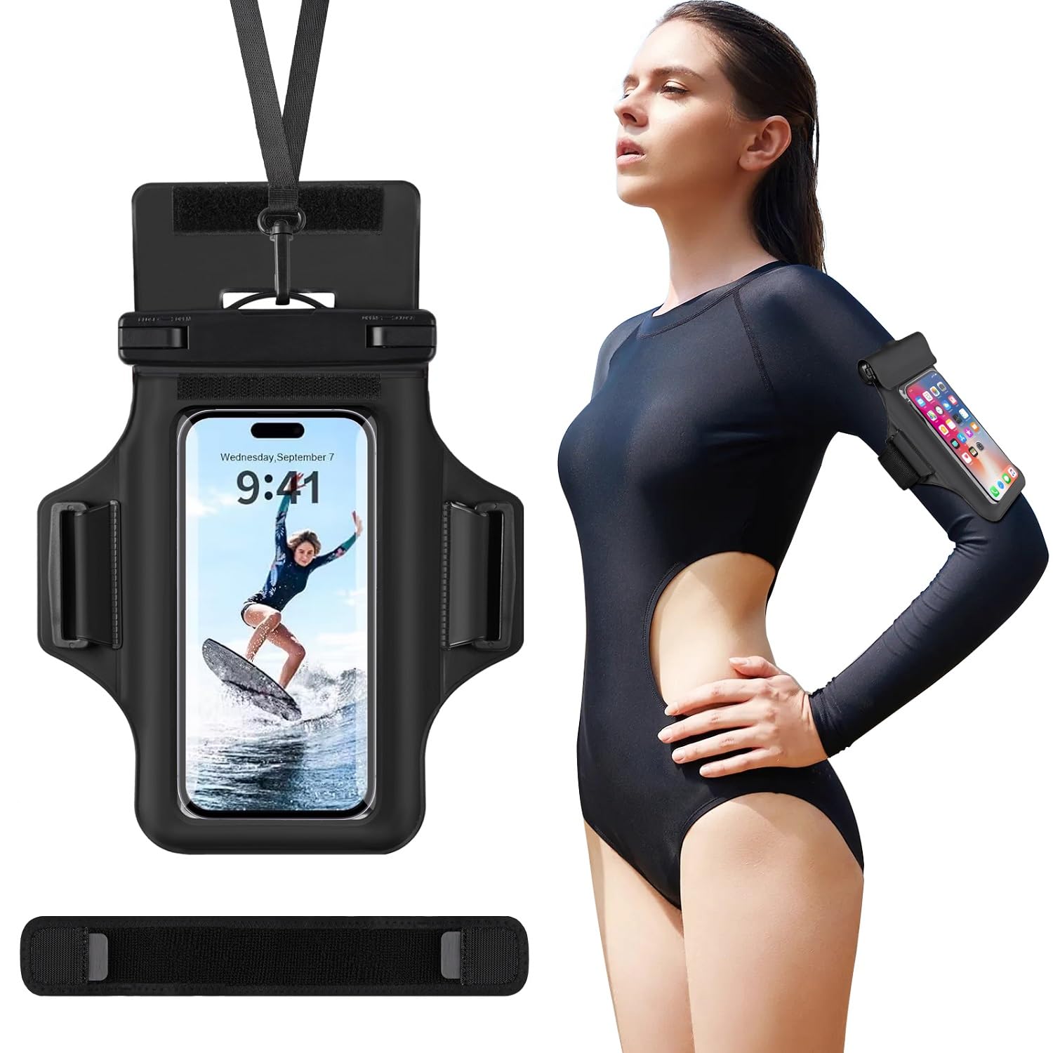 Waterproof Phone Pouch with Armband